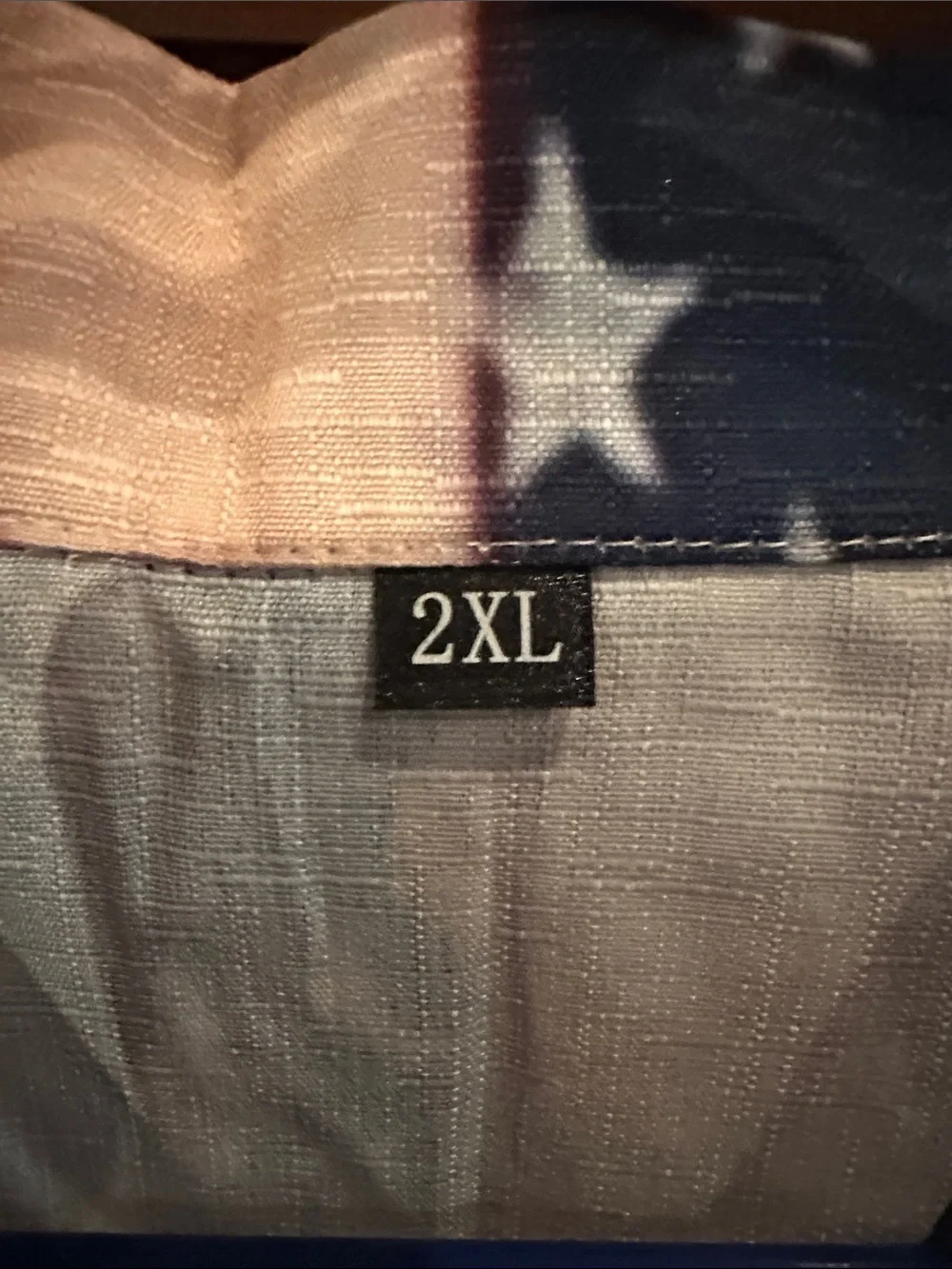 Matching set of Patriotic Stars & Stripes Dress and Button Shirt